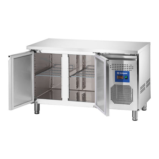 Stalgast - Starline Tiefkühltisch mit 2 Türen, 282 Liter, 1360x700x850 (BxTxH) - GastroDeals