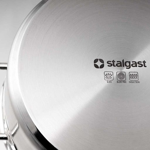 Stalgast - Suppentopf hohe Form, mit Deckel, Ø 280 mm Höhe 250 mm, 15,4 Liter - GastroDeals
