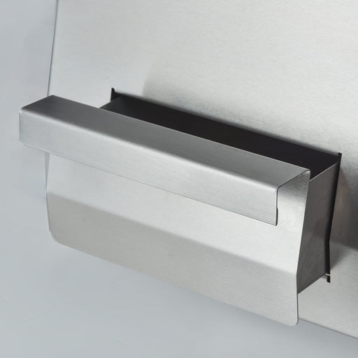 Stalgast - Verchromte Elektro-Griddleplatte als Tischgerät, 800x700 mm, ½ glatte/½ gerillte Grillfläche, Serie 700 ND - GastroDeals