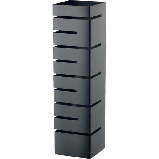 Stalgast - Buffet-Ständer hoch, Einschübe winklig, 150x150x570 mm (BxTxH), schwarz - GastroDeals