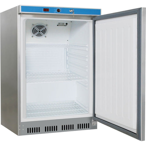 Stalgast - Kleiner Lager-Kühlschrank VT66UE aus Edelstahl mit statischer Kühlung, 78 Liter - GastroDeals