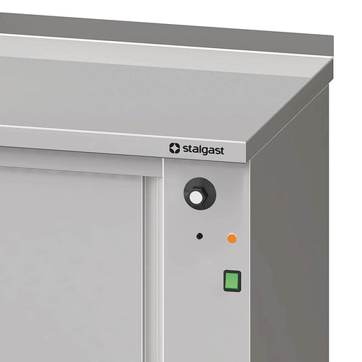 Stalgast - Wärmeschrank mit Schiebetüren 1000x600x850 mm mit Aufkantung - GastroDeals