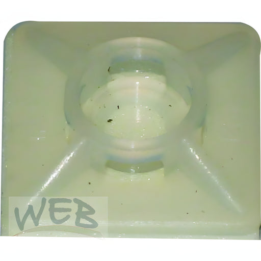 W.E. Blaschitz - Klebelsockel für Kabelbinder bis 3,6mm 2-Weg 20 x 20 mm, natur - GastroDeals